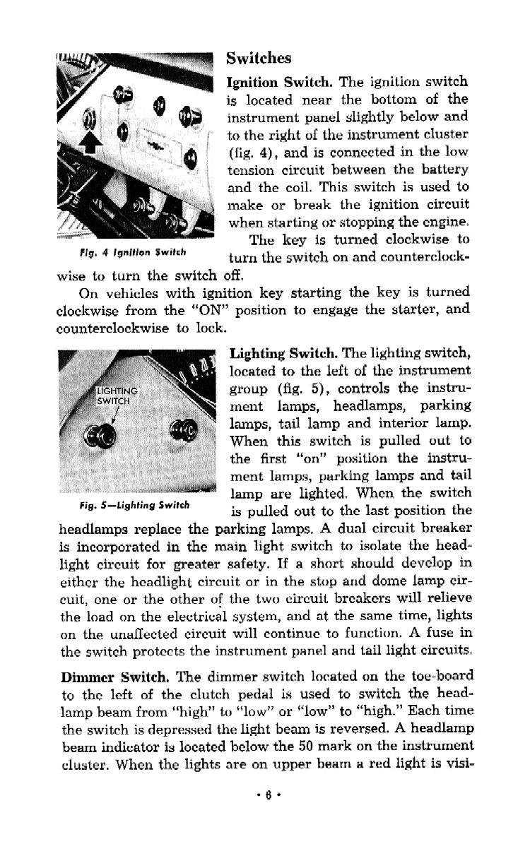 1956 Chevrolet Trucks Operators Manual Page 47